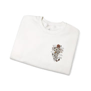Religious Floral Cross - Inspirational Heavy Blend™ Crewneck Sweatshirt