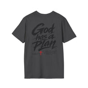 Men's God Has a Plan T-Shirt — Christian Faith Inspirational Tee