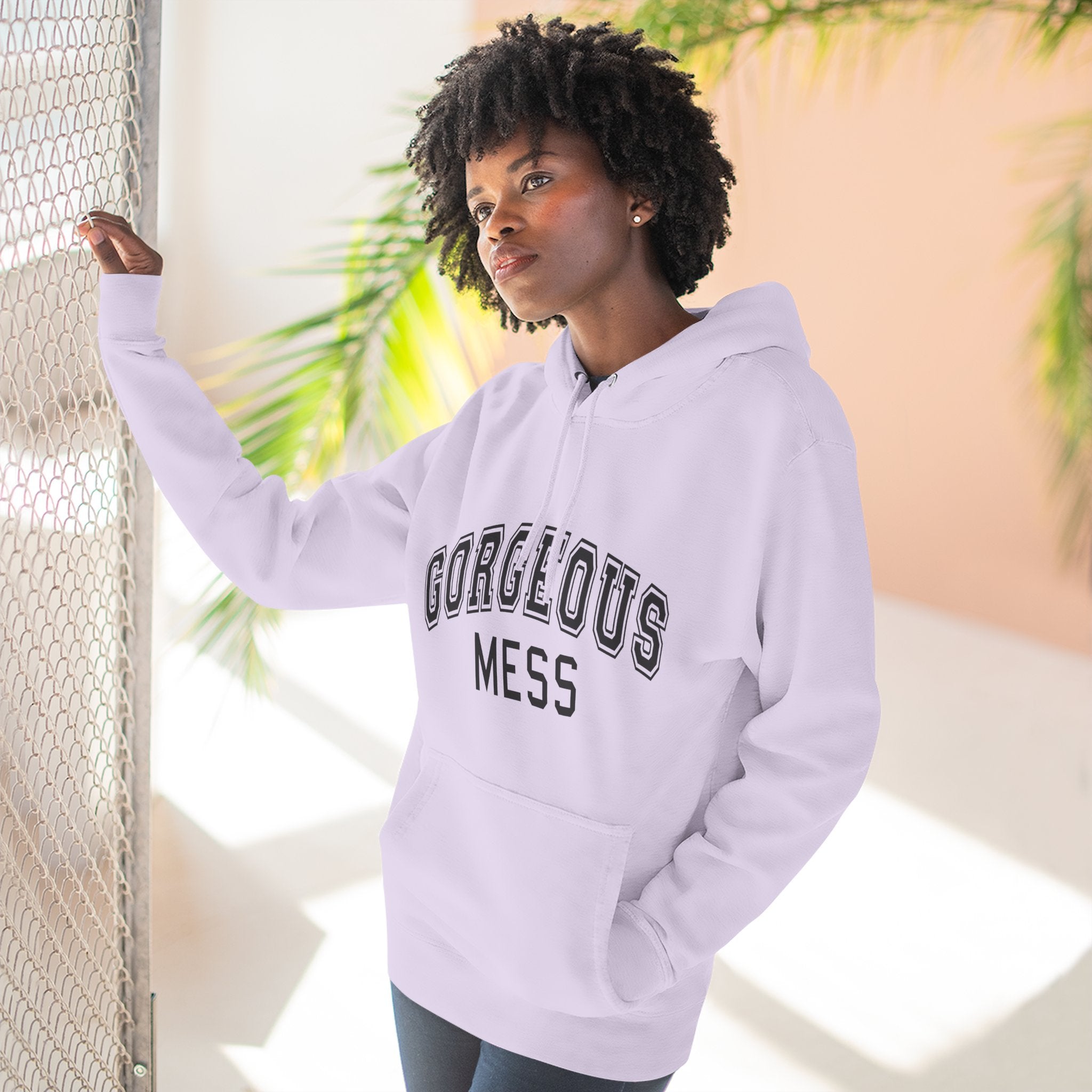 Gorgeous Mess Hoodie — Casual Cozy Graphic Pullover