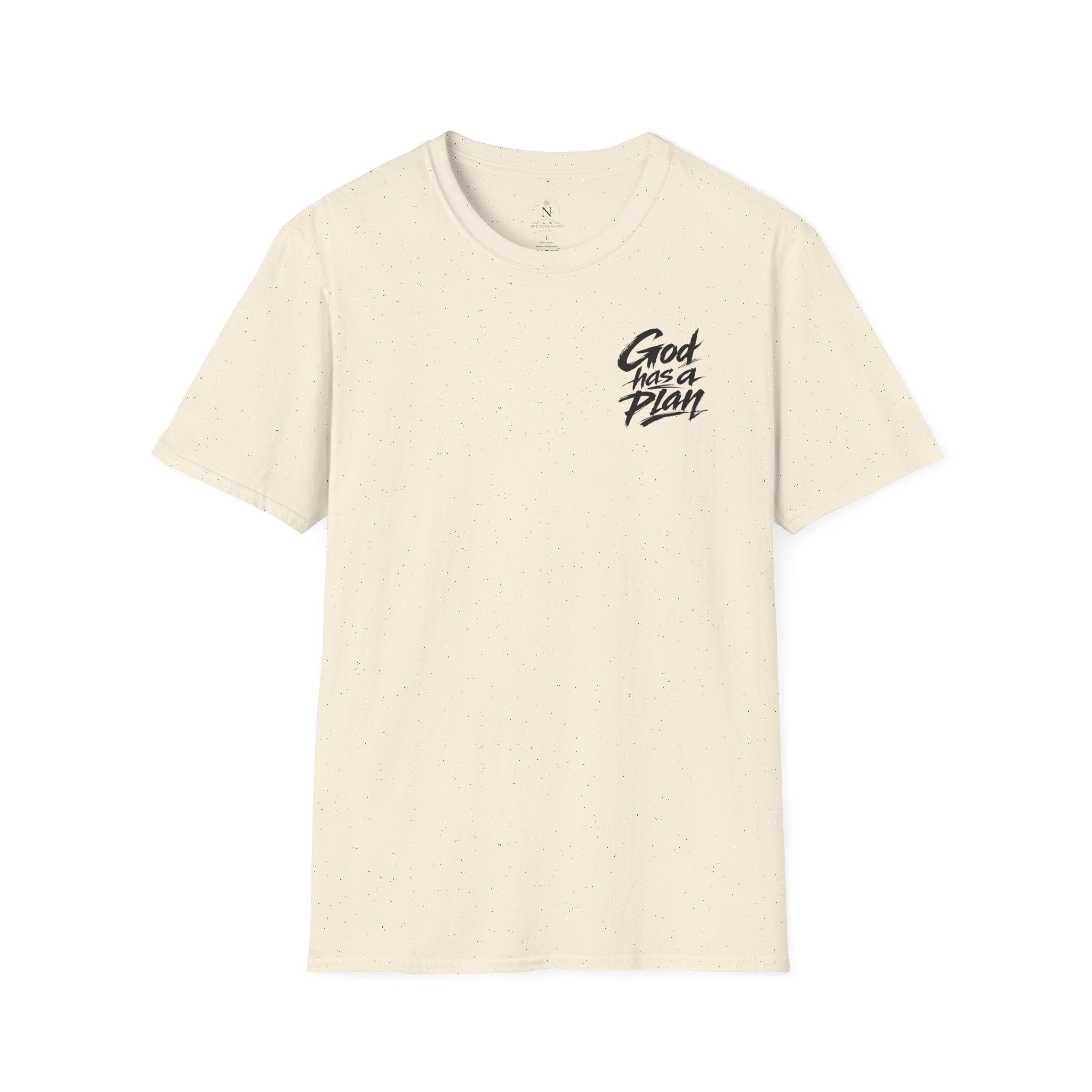 Men's God Has a Plan T-Shirt — Christian Faith Inspirational Tee