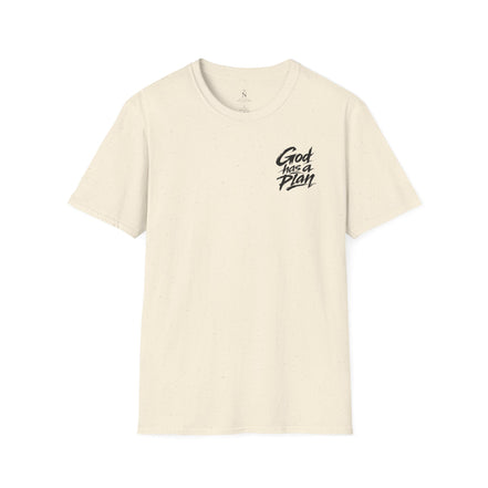Men's God Has a Plan T-Shirt — Christian Faith Inspirational Tee