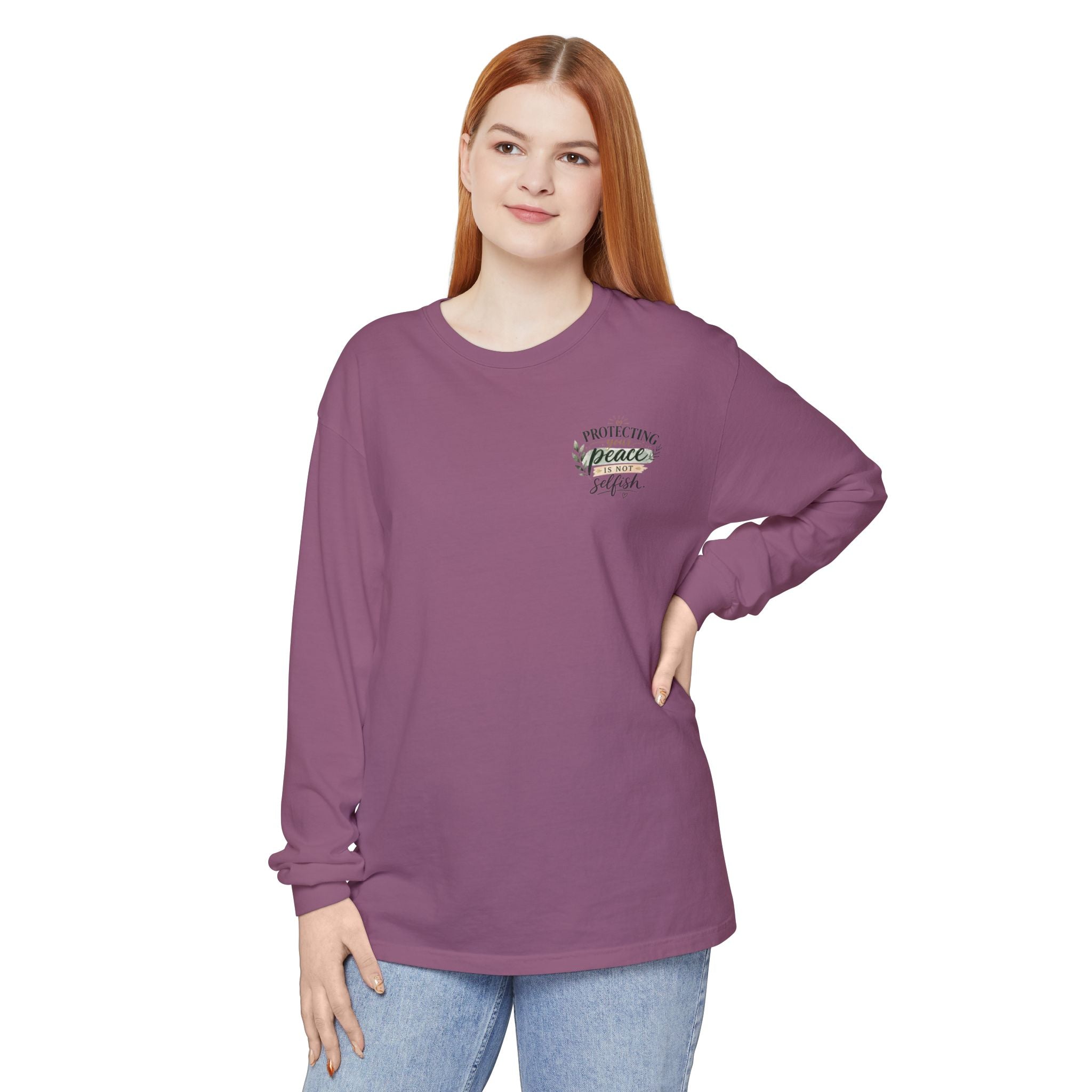Protecting Your Peace Is Not Selfish - Long Sleeve Tee