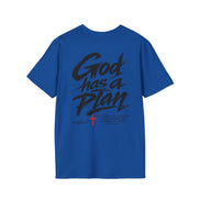 Men's God Has a Plan T-Shirt — Christian Faith Inspirational Tee