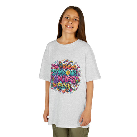 Be the Reason Someone Smiles Today - Kids Heavy Cotton™ Tee