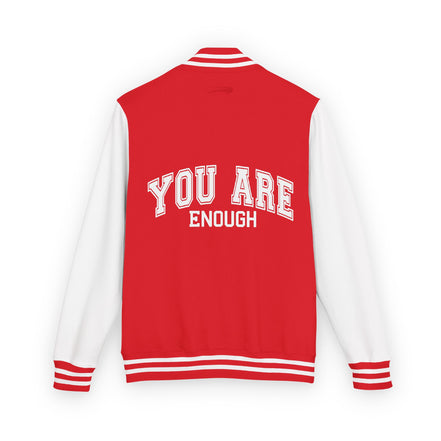 Letterman Jacket — "You Are Enough" Inspirational Varsity Jacket