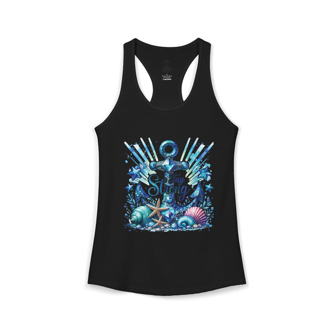 Anchor "Stay Strong" - Women's Ideal Racerback Tank