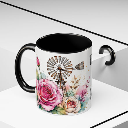 Coffee Mug - "Every New Day Is A Fresh Beginning" Floral Inspirational Coffee Mug