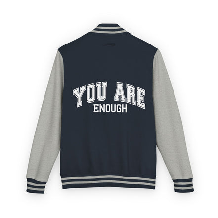 Letterman Jacket — "You Are Enough" Inspirational Varsity Jacket