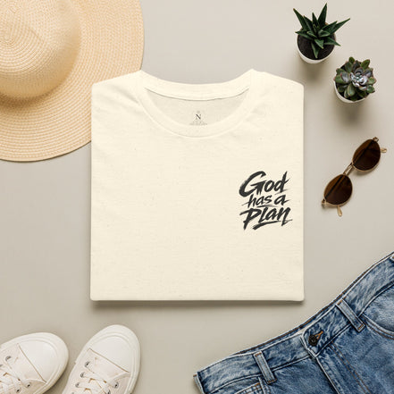 Men's God Has a Plan T-Shirt — Christian Faith Inspirational Tee