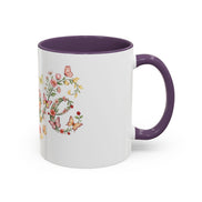 Floral Love Accent Coffee Mug — Butterfly Garden 11/15oz