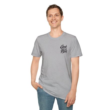 Men's God Has a Plan T-Shirt — Christian Faith Inspirational Tee