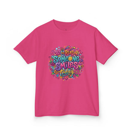 Be the Reason Someone Smiles Today - Kids Heavy Cotton™ Tee