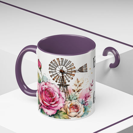 Coffee Mug - "Every New Day Is A Fresh Beginning" Floral Inspirational Coffee Mug