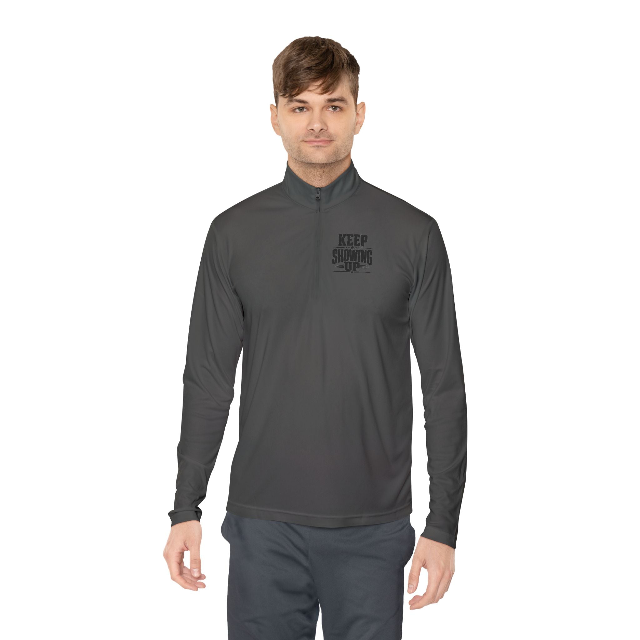 Keep Showing Up Quarter-Zip Pullover