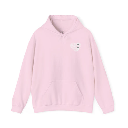 Hoodie - "Tomorrow Needs You" Sunrise Graphic Hoodie with Heart Motif