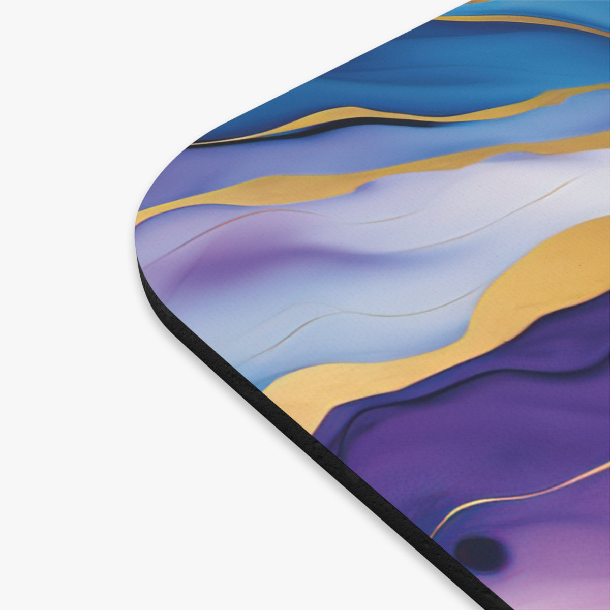 Strong Is the New Beautiful Mouse Pad — Inspirational Purple Marble Desk Mat