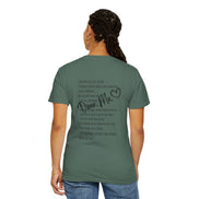 Encouraging Note T-Shirt — 'Never Give Up' Inspirational Tee