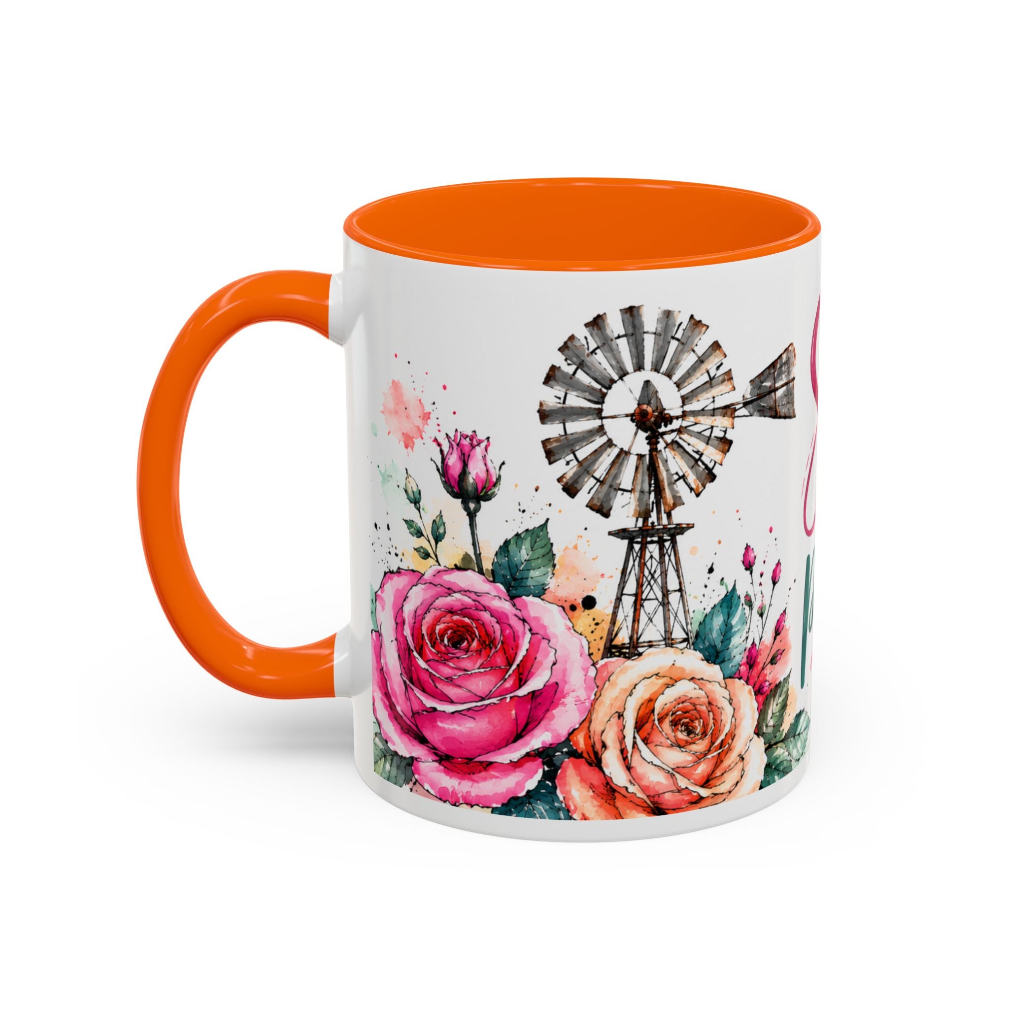 Shine With Purpose Floral Accent Coffee Mug — Inspirational 11oz Ceramic