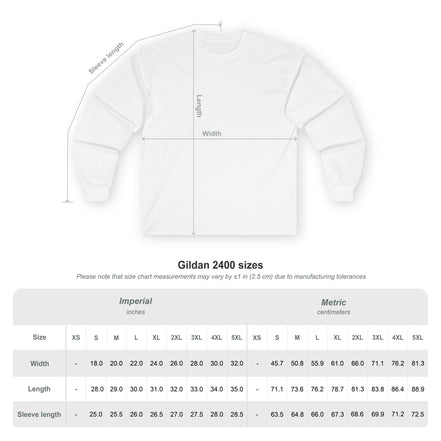 Men's "The Grind" Long Sleeve Tee — Motivational "The Grind" Back Print