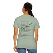 Encouraging Note T-Shirt — 'Never Give Up' Inspirational Tee