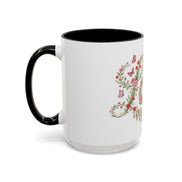 Floral Love Accent Coffee Mug — Butterfly Garden 11/15oz
