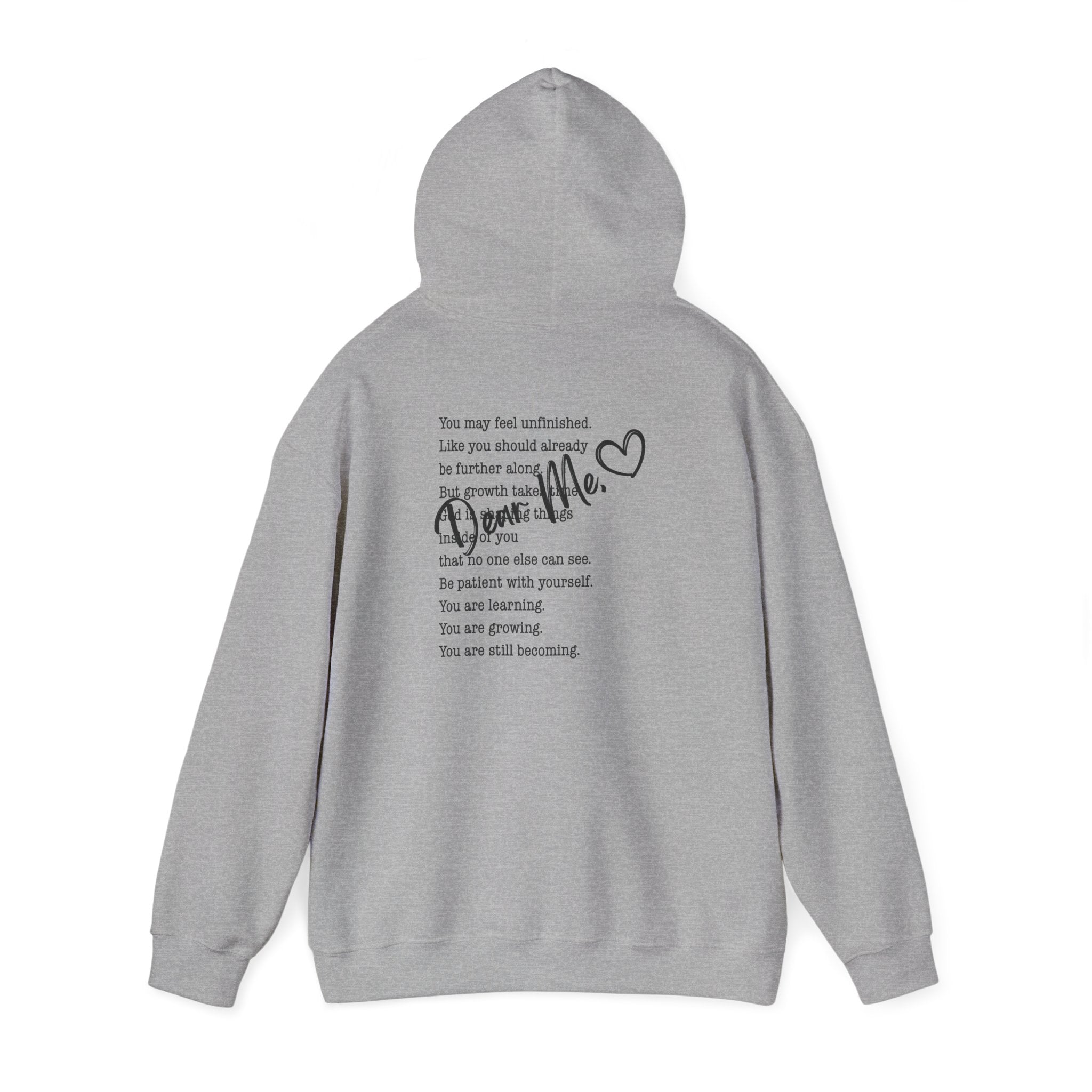 Inspirational Back-Poem Hoodie — 
