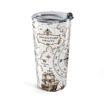 20oz tumbler - "Venture Forth / Seek More" Adventure Insulated Cup