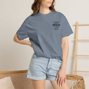 Healed To Become Her T-Shirt — Inspirational Women's Recovery Tee