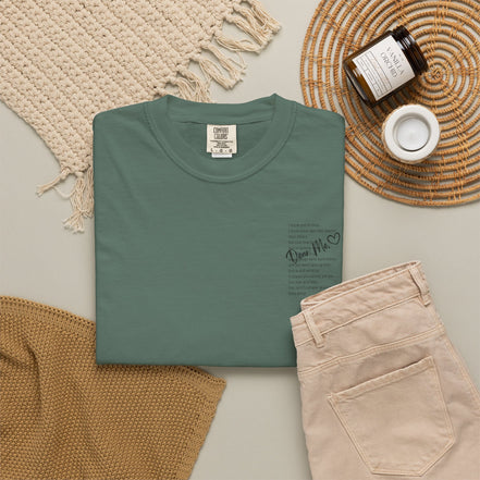 Encouraging Note T-Shirt — 'Never Give Up' Inspirational Tee