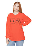 God Is Greater Than Long Sleeve T-Shirt — "God Is Greater Than The Highs And Lows" Christian Tee