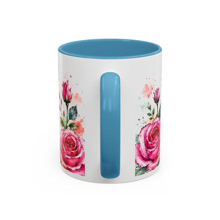 Shine With Purpose Floral Accent Coffee Mug — Inspirational 11oz Ceramic