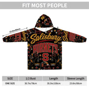 Football Inspired - Salisbury Hornets - Adult Blanket Hoodie