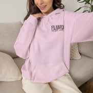 Flawed But Still Worthy Hoodie — Inspirational Women's Graphic Hoodie