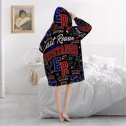 Football Inspired - East Rowan Mustangs - Adult Blanket Hoodie