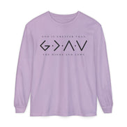 God Is Greater Than Long Sleeve T-Shirt — 