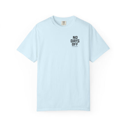 Men's No Days Off T-Shirt — "Outwork Your Limits" Motivational Gym Tee