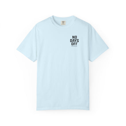 Men's No Days Off T-Shirt — "Outwork Your Limits" Motivational Gym Tee