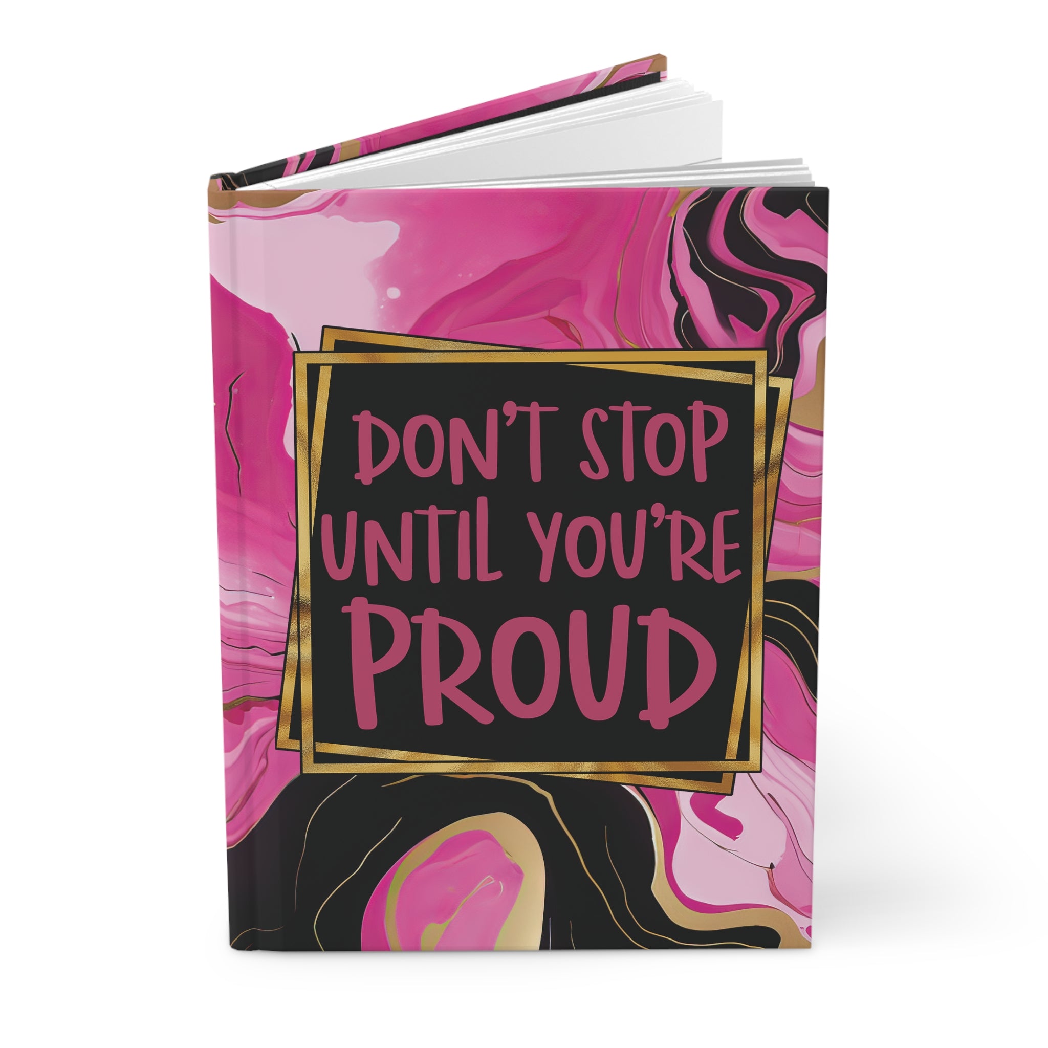 Motivational Hardcover Journal — 