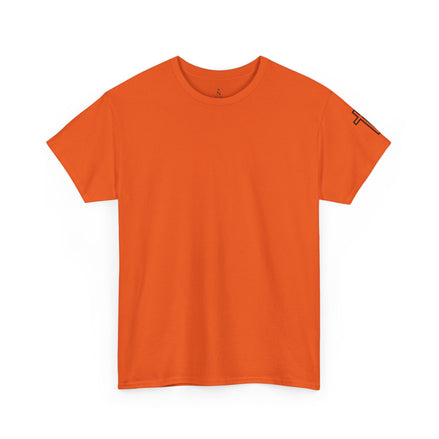 Men's Motivational "Man of Faith" - Heavy Cotton Tee