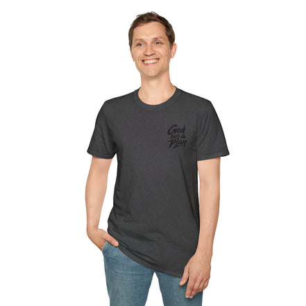 Men's God Has a Plan T-Shirt — Christian Faith Inspirational Tee