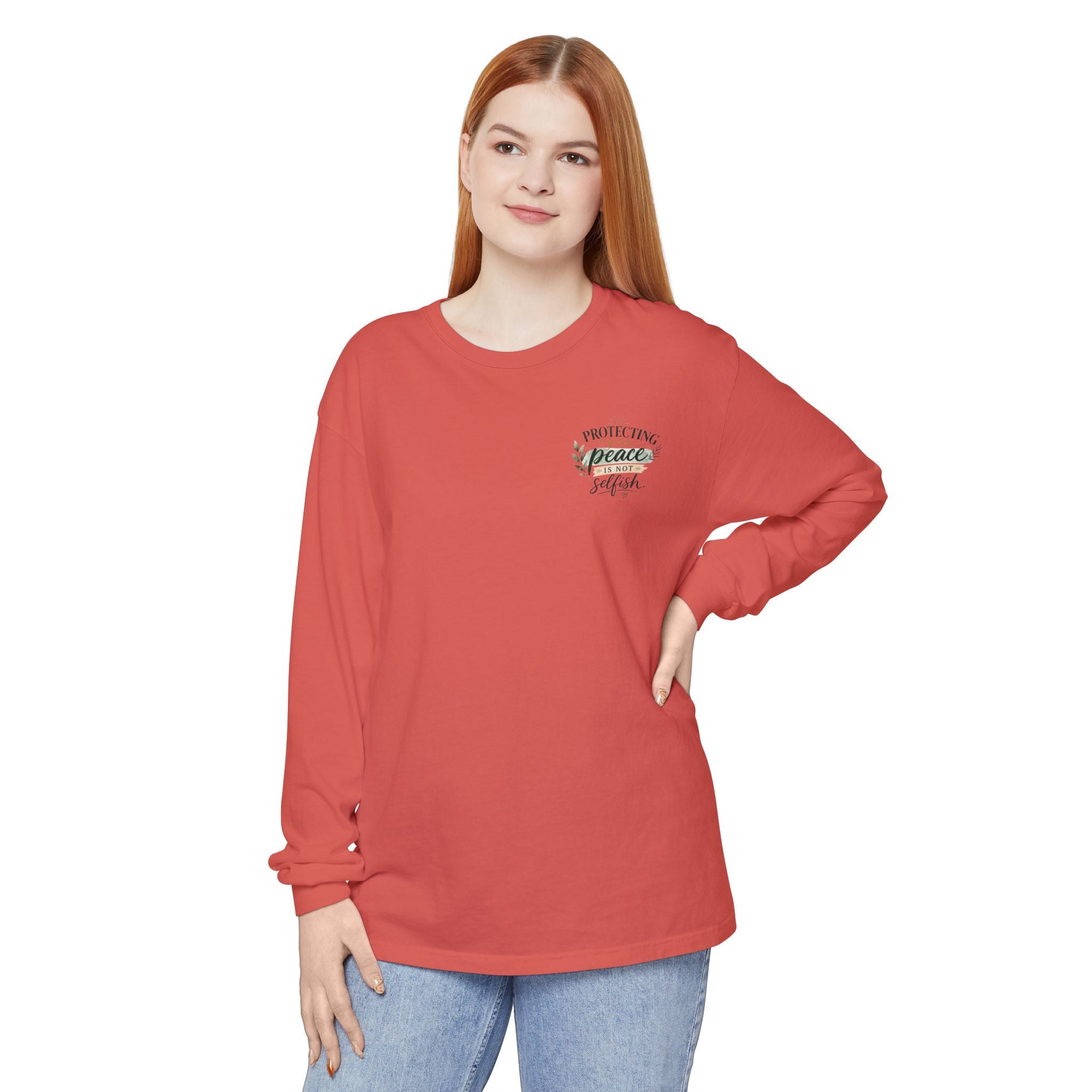 Protecting Your Peace Is Not Selfish - Long Sleeve Tee
