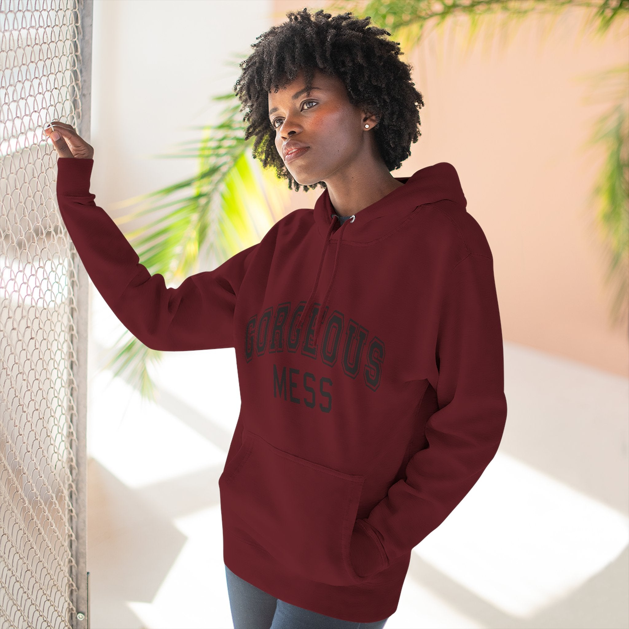 Gorgeous Mess Hoodie — Casual Cozy Graphic Pullover
