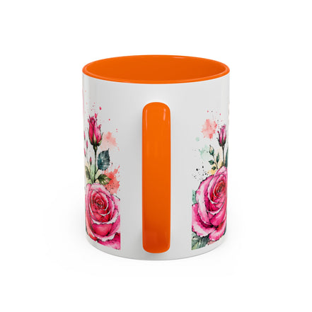 Shine With Purpose Floral Accent Coffee Mug — Inspirational 11oz Ceramic