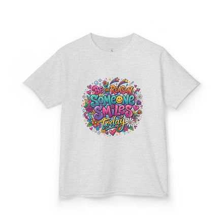 Be the Reason Someone Smiles Today - Kids Heavy Cotton™ Tee