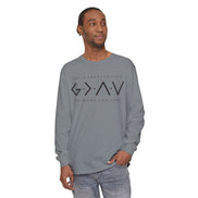 God Is Greater Than Long Sleeve T-Shirt — 