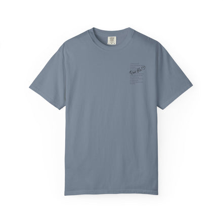 Encouraging Note T-Shirt — 'Never Give Up' Inspirational Tee