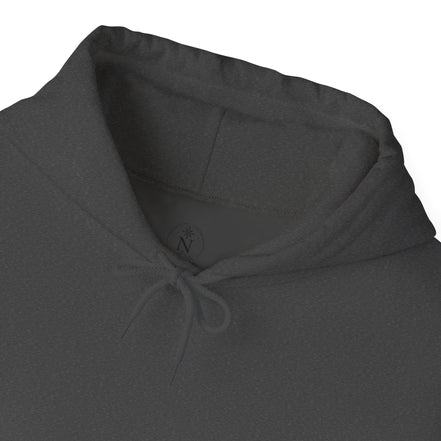Men's Compass Rose Hoodie — "Let Your Past Be Your Compass, Not Your Anchor" Inspirational Graphic Hoodie