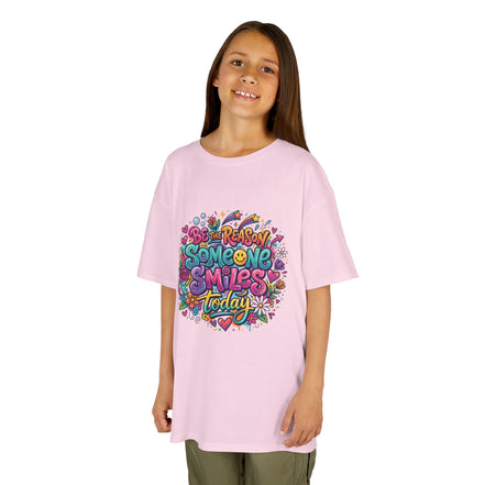 Be the Reason Someone Smiles Today - Kids Heavy Cotton™ Tee