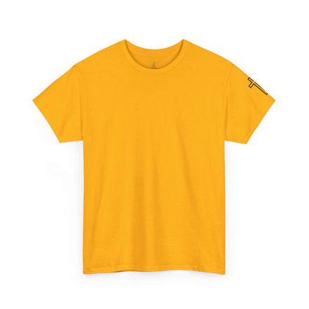Men's Motivational "Man of Faith" - Heavy Cotton Tee