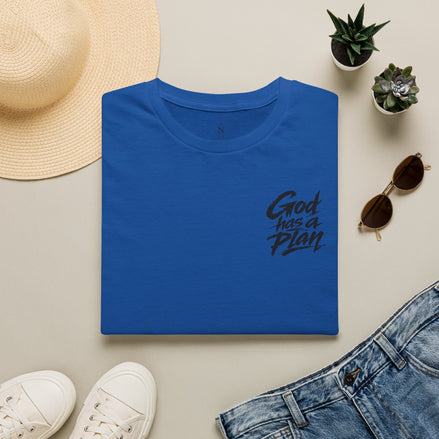Men's God Has a Plan T-Shirt — Christian Faith Inspirational Tee